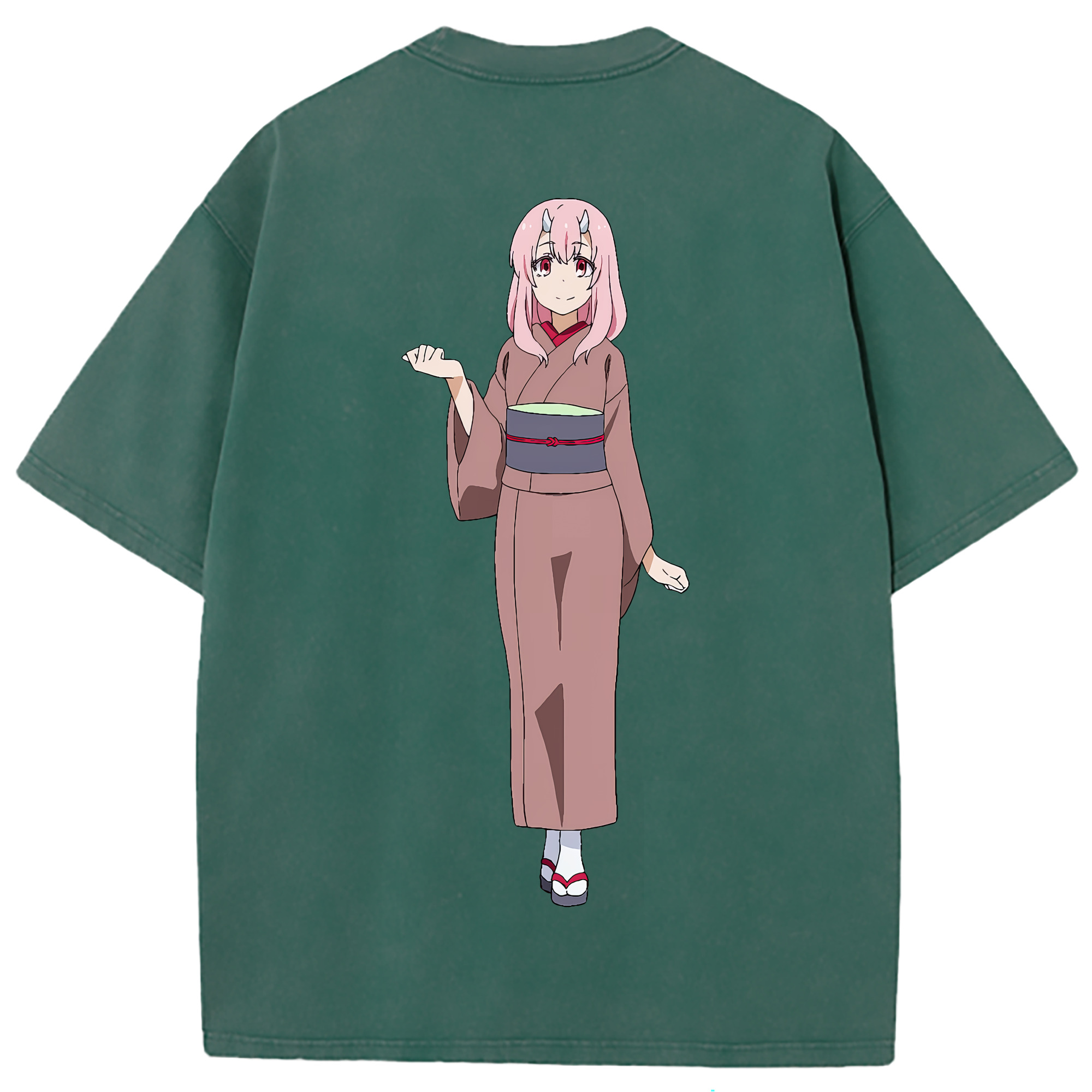 （画像用） 転スラ Regarding Reincarnated to Slime 綿100% ヴィンテージ風 半袖Tシャツ（背面プリント）